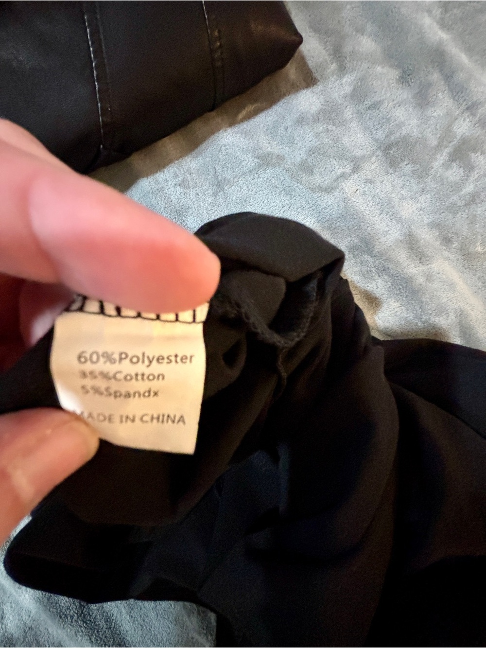 Black Spaghetti-Strap Wide-Leg Jumpsuit - Picture 3 of 3